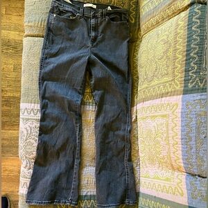 Signature by Levi Strauss Black High Rise Flare Jeans